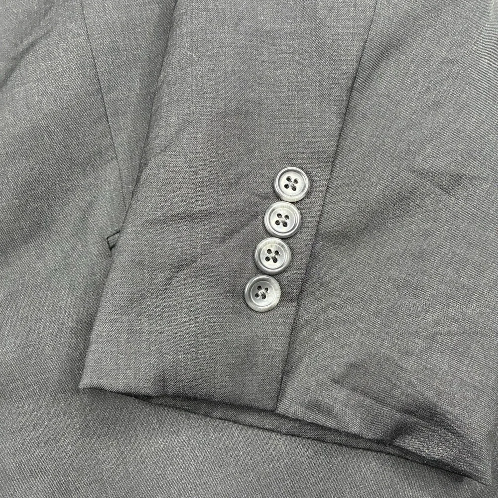 Oak Hill Sport‎ Coat Men's 52R Black 2 Button Marzotto Italian Fabric Blazer